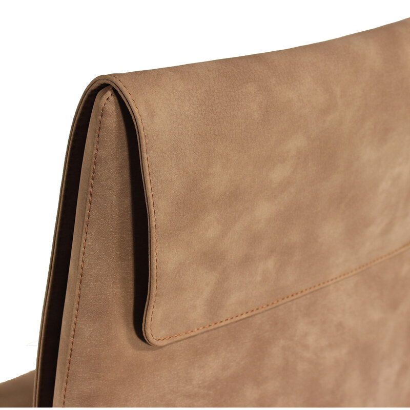 Busetto S458 Modern chair with internal steel frame, fully padded (legs included) with flexible PU foam, uphostered in different coverings: fabric, leather or eco-leather 4