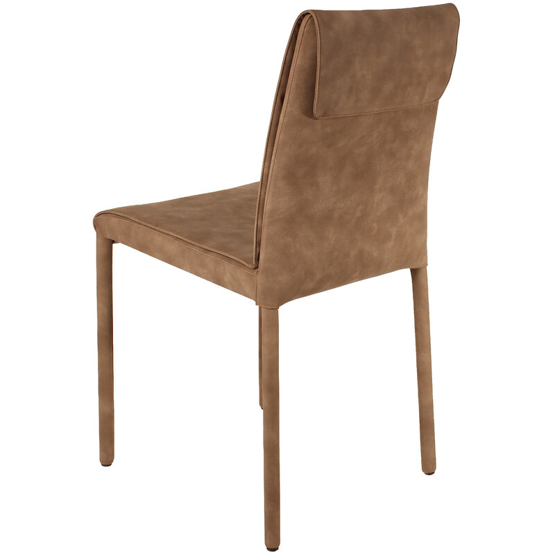 Busetto S458 Modern chair with internal steel frame, fully padded (legs included) with flexible PU foam, uphostered in different coverings: fabric, leather or eco-leather 3