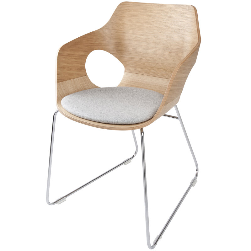 Busetto S447 <p><strong>ATTENZIONE: MODELLO DISPONIBILE PER QUANTITA' MINIMA DI 50 PEZZI.</strong> Poltroncina con basamento a slitta in metallo cromato 1