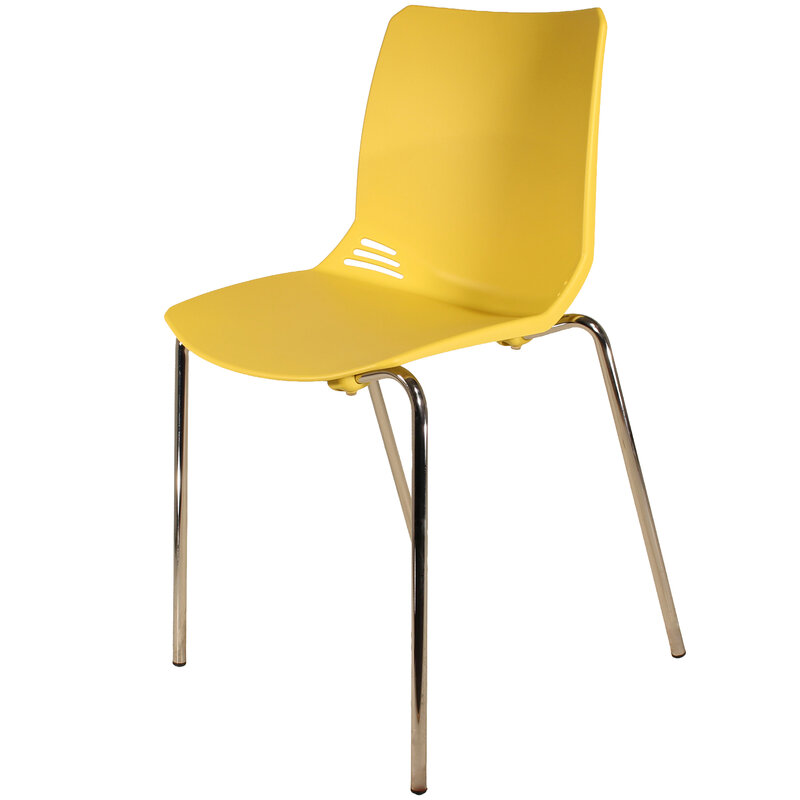 Busetto S510 <p><strong>ATTENZIONE: SEDIA DISPONIBILE PER ORDINI MULTIPLI DI 10 PEZZI.</strong> Sedia dallo stile moderno con basamento in metallo cromato 1