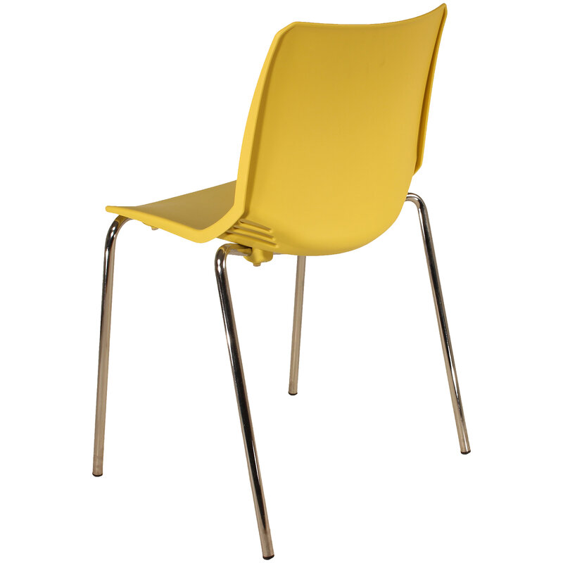 Busetto S510 <p><strong>ATTENZIONE: SEDIA DISPONIBILE PER ORDINI MULTIPLI DI 10 PEZZI.</strong> Sedia dallo stile moderno con basamento in metallo cromato 3