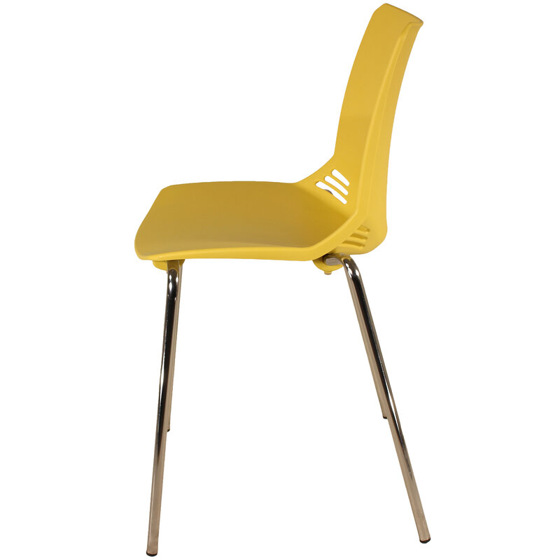 Busetto S510 <p><strong>ATTENZIONE: SEDIA DISPONIBILE PER ORDINI MULTIPLI DI 10 PEZZI.</strong> Sedia dallo stile moderno con basamento in metallo cromato 2