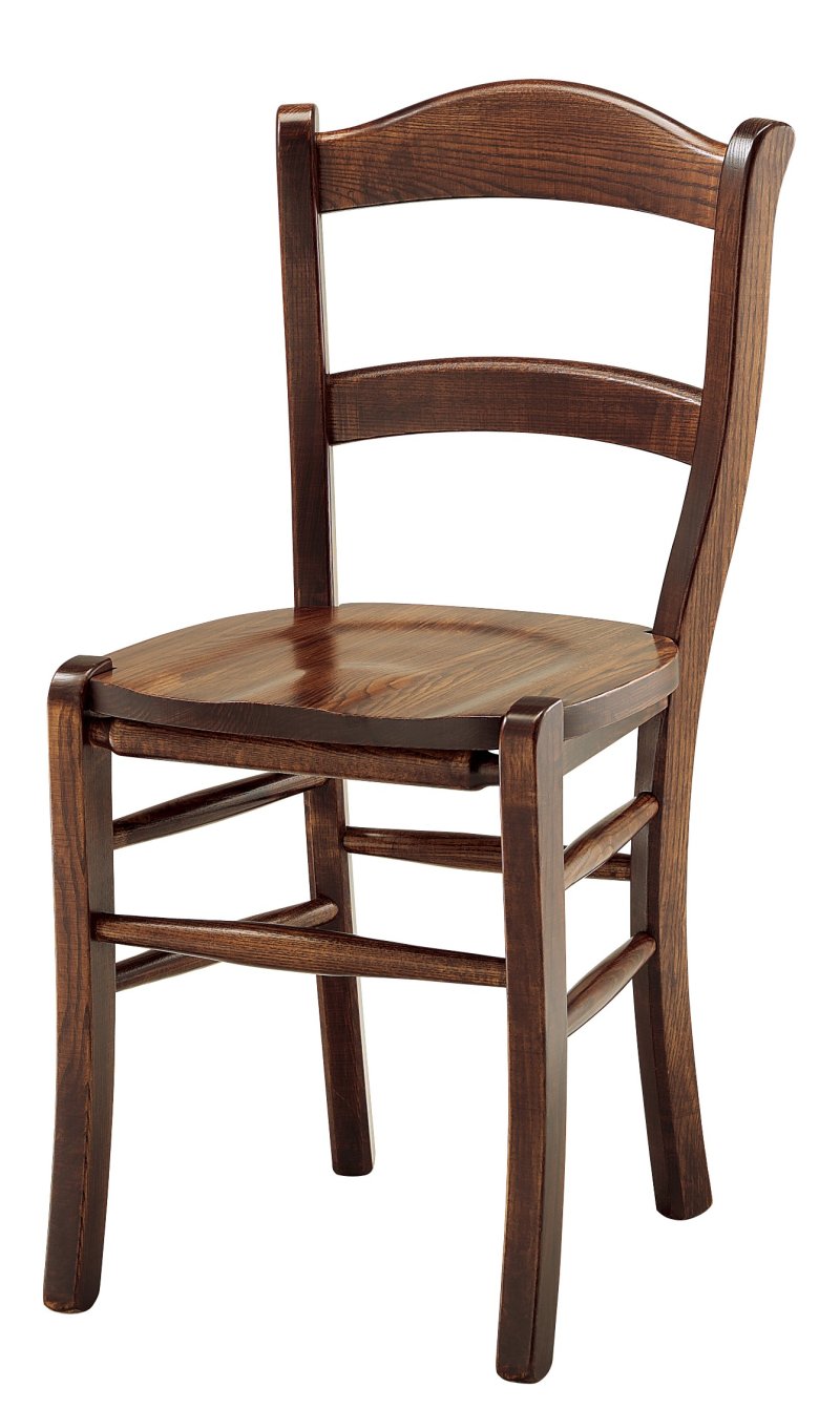 Busetto S951 Country style chair made in solid beech or ash wood, available in a choice of finishes 1