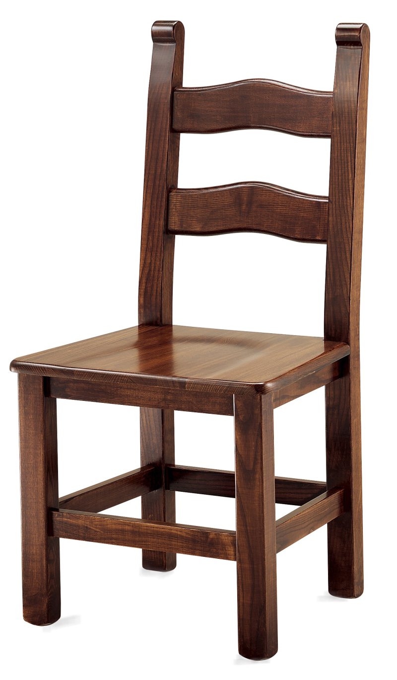 Busetto S971 Country style chair made in solid beech or ash wood, available in a choice of finishes 1