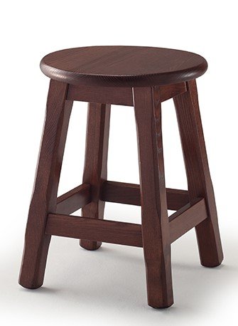 Busetto S971SB Country style barstool made in solid beech or ash wood, available in a choice of finishes 1