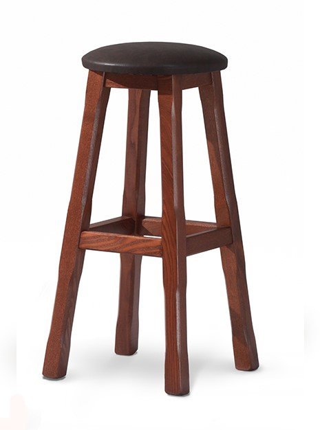 Busetto S971S Country style barstool made in solid beech or ash wood, available in a choice of finishes 1